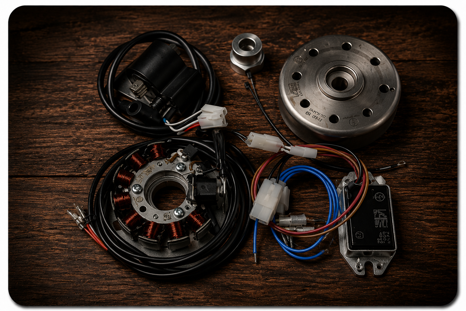 Electronic ignition for trial bikes: Yamaha, TY, Bultaco, Montesa, Ossa, Fantic, Honda, SWM